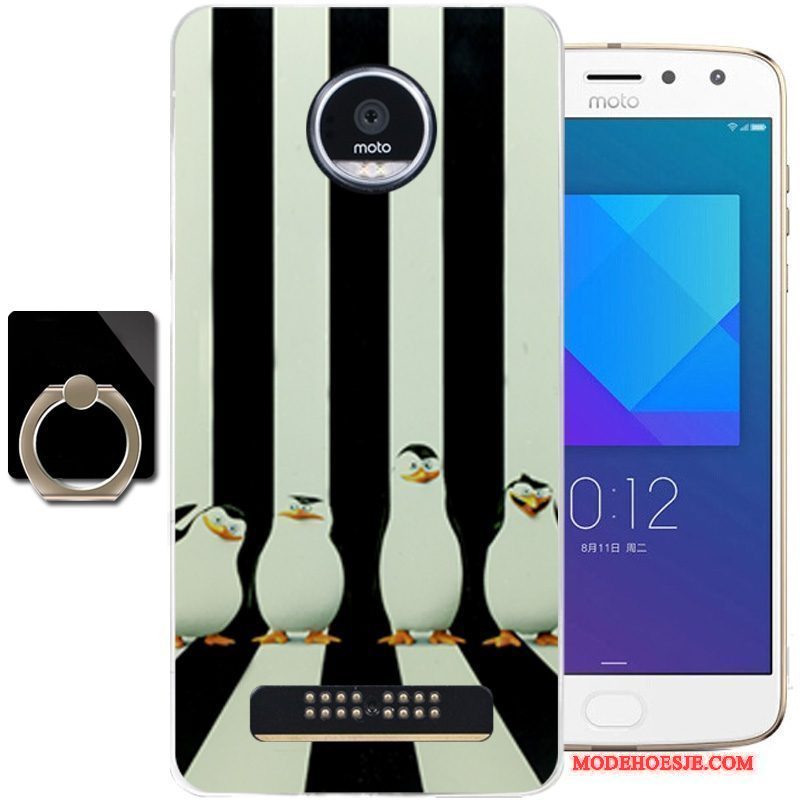 Hoesje Moto Z2 Play Siliconen Vers Blauw, Hoes Moto Z2 Play Mode Telefoon