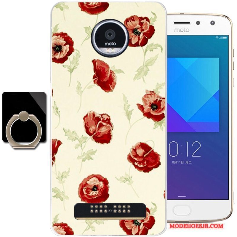 Hoesje Moto Z2 Play Siliconen Vers Blauw, Hoes Moto Z2 Play Mode Telefoon