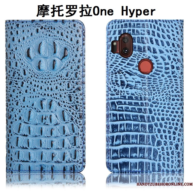 Hoesje Motorola One Hyper Folio Telefoon, Hoes Motorola One Hyper Leer