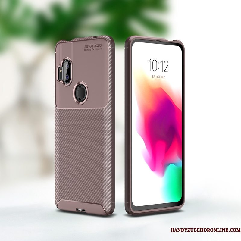 Hoesje Motorola One Hyper Zacht Telefoon Lichte En Dun, Hoes Motorola One Hyper Bescherming Anti-fall Zwart