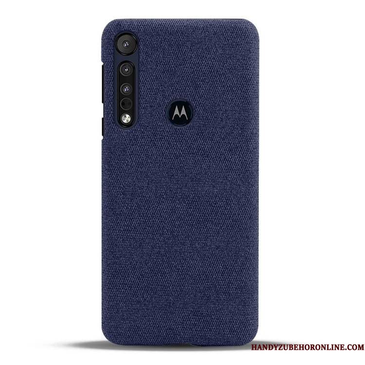 Hoesje Motorola One Macro Bescherming Telefoon Lichte En Dun, Hoes Motorola One Macro Blauw