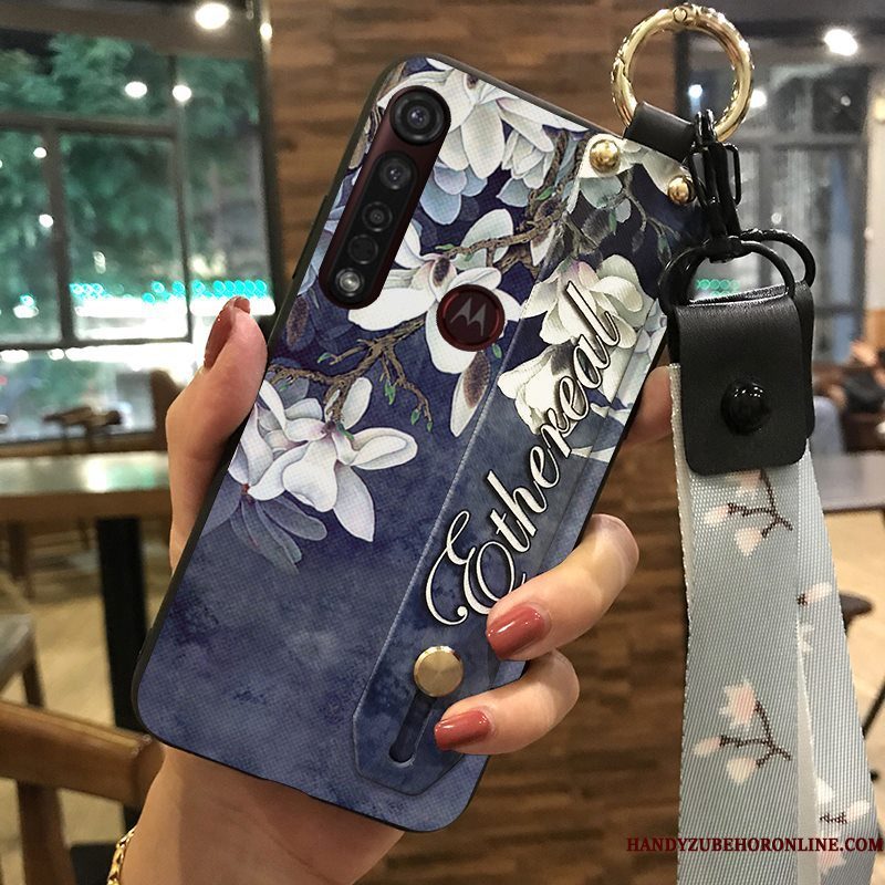 Hoesje Motorola One Macro Bescherming Telefoon Vers, Hoes Motorola One Macro Zacht Mini Hanger