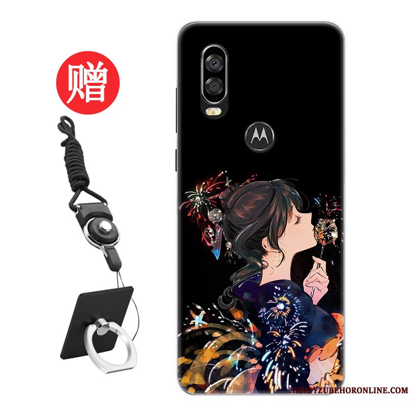 Hoesje Motorola One Vision Bescherming Rattelefoon, Hoes Motorola One Vision Pas Vers