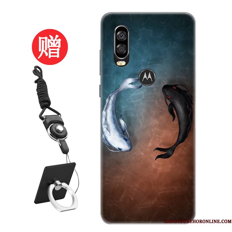 Hoesje Motorola One Vision Bescherming Rattelefoon, Hoes Motorola One Vision Pas Vers