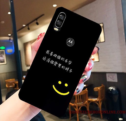 Hoesje Motorola One Vision Bescherming Roodtelefoon, Hoes Motorola One Vision Zacht