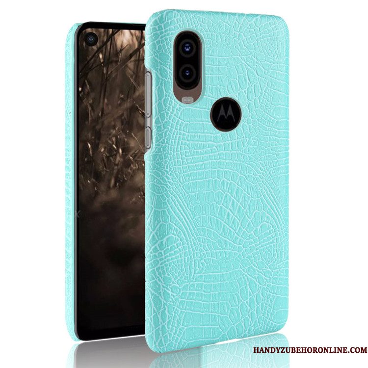 Hoesje Motorola One Vision Zakken Antislip Schrobben, Hoes Motorola One Vision Bescherming Zwart Hard