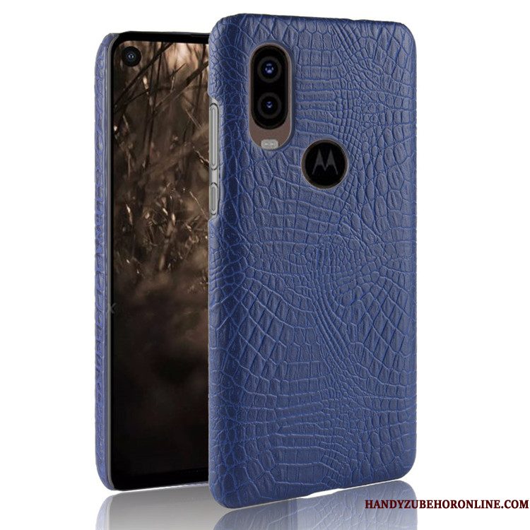 Hoesje Motorola One Vision Zakken Antislip Schrobben, Hoes Motorola One Vision Bescherming Zwart Hard