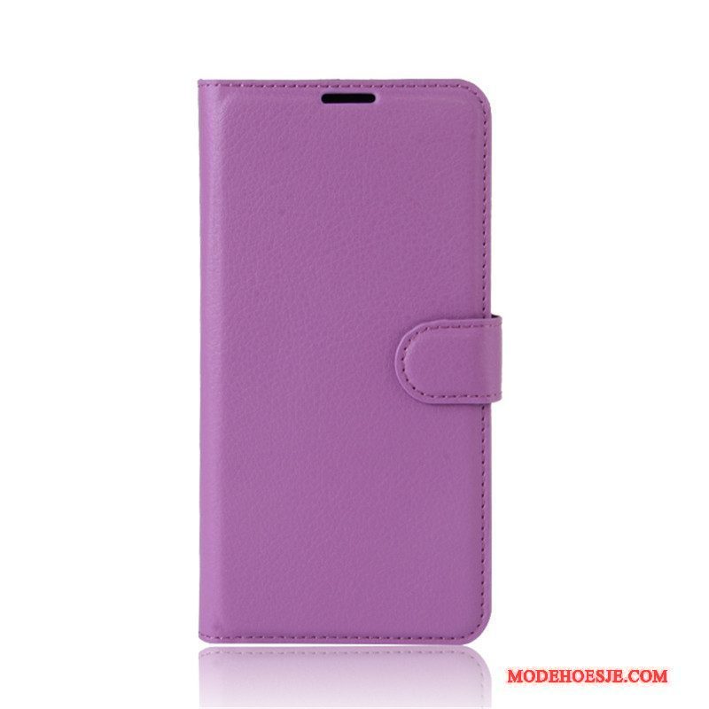 Hoesje Nokia 3 Folio Purper Trend, Hoes Nokia 3 Ondersteuning Telefoon Eenvoudige