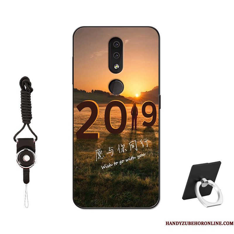 Hoesje Nokia 4.2 Zacht Trend Anti-fall, Hoes Nokia 4.2 Bescherming Eenvoudigetelefoon