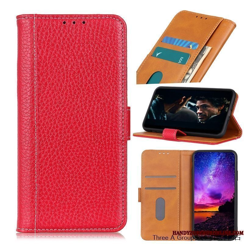 Hoesje Nokia 5.3 Leer Telefoon Verbinding, Hoes Nokia 5.3 Folio Patroon Eenvoudige