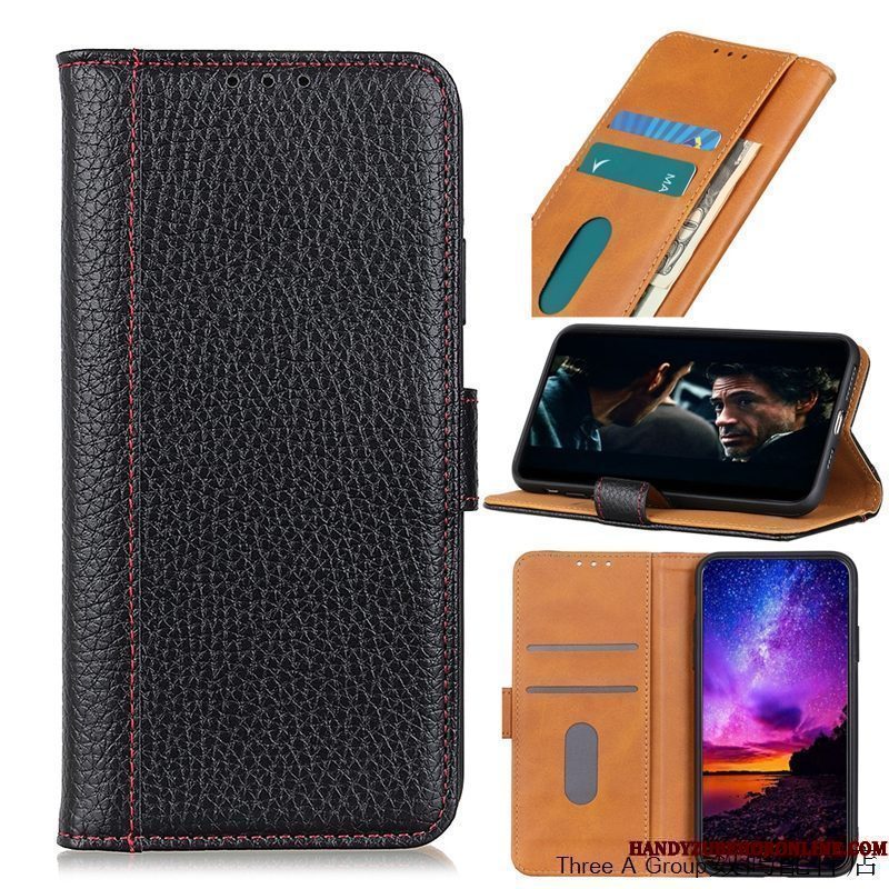 Hoesje Nokia 5.3 Leer Telefoon Verbinding, Hoes Nokia 5.3 Folio Patroon Eenvoudige