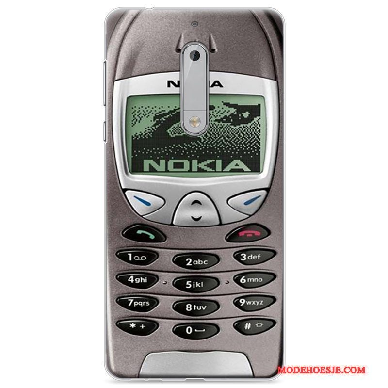 Hoesje Nokia 5 Bescherming Telefoon Geel, Hoes Nokia 5 Scheppend Anti-fall