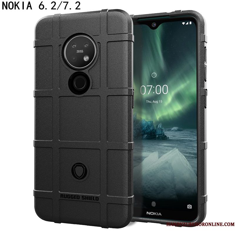 Hoesje Nokia 6.2 Siliconen Telefoon Nieuw, Hoes Nokia 6.2 Zakken Auto Magnetisch