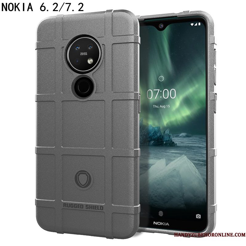 Hoesje Nokia 6.2 Siliconen Telefoon Nieuw, Hoes Nokia 6.2 Zakken Auto Magnetisch