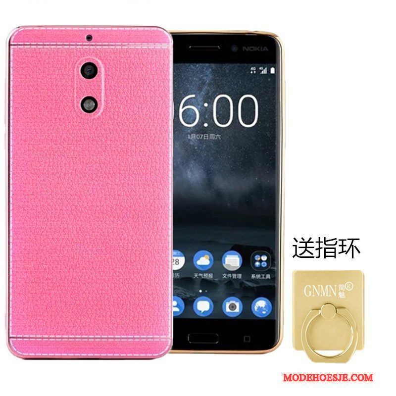 Hoesje Nokia 6 Bescherming Telefoon Patroon, Hoes Nokia 6 Zacht