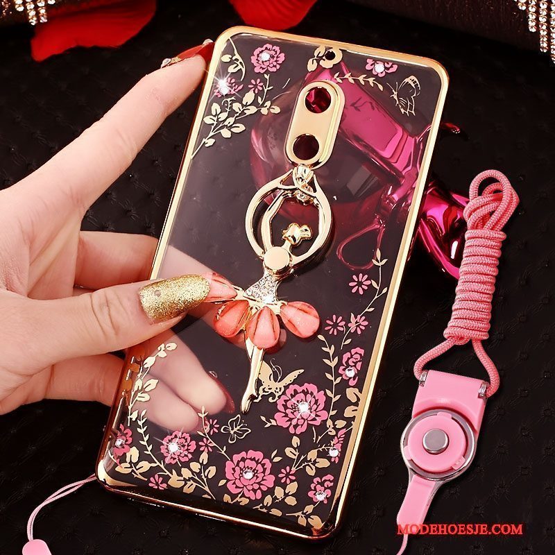 Hoesje Nokia 6 Luxe Telefoon Hanger, Hoes Nokia 6 Kleur