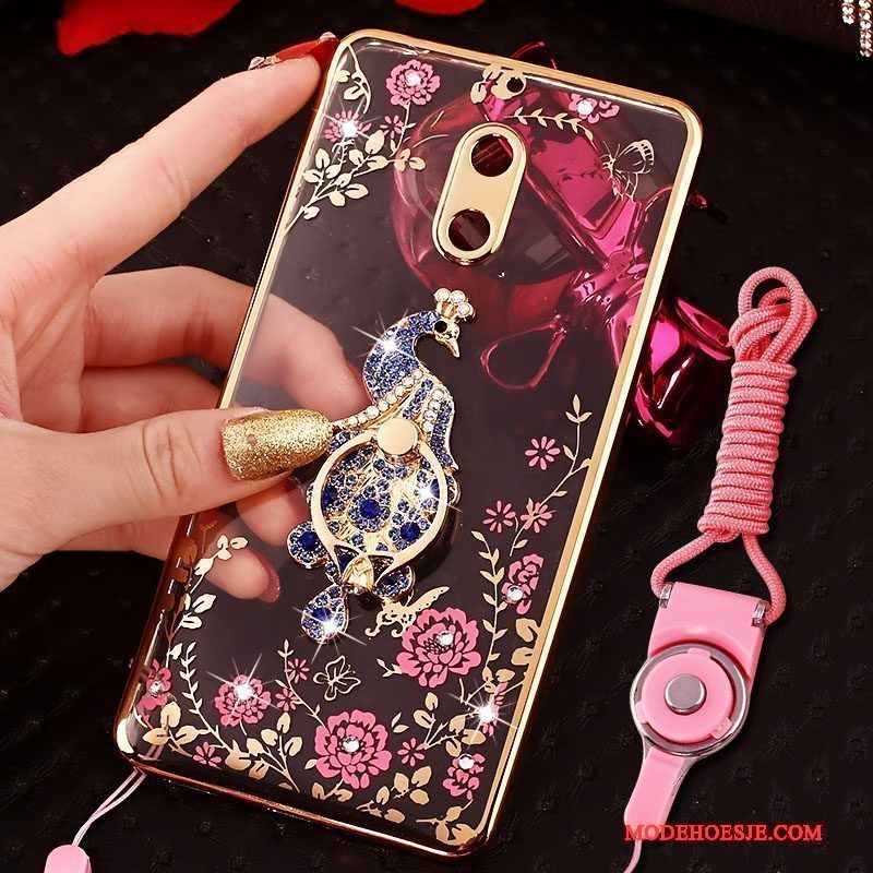 Hoesje Nokia 6 Luxe Telefoon Hanger, Hoes Nokia 6 Kleur