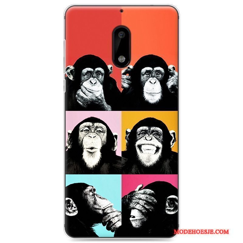 Hoesje Nokia 6 Zacht Groen Lovers, Hoes Nokia 6 Zakken Telefoon
