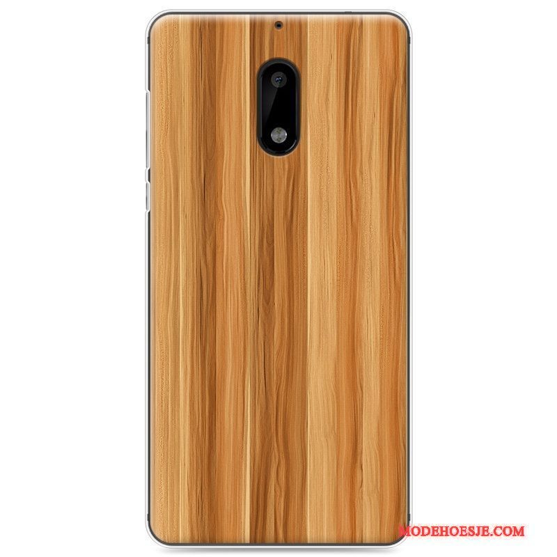 Hoesje Nokia 6 Zakken Telefoon Wit, Hoes Nokia 6 Geschilderd Hout