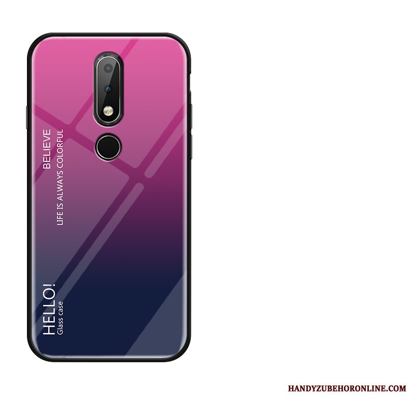 Hoesje Nokia 7.1 Scheppend Verlooptelefoon, Hoes Nokia 7.1 Trend Geel