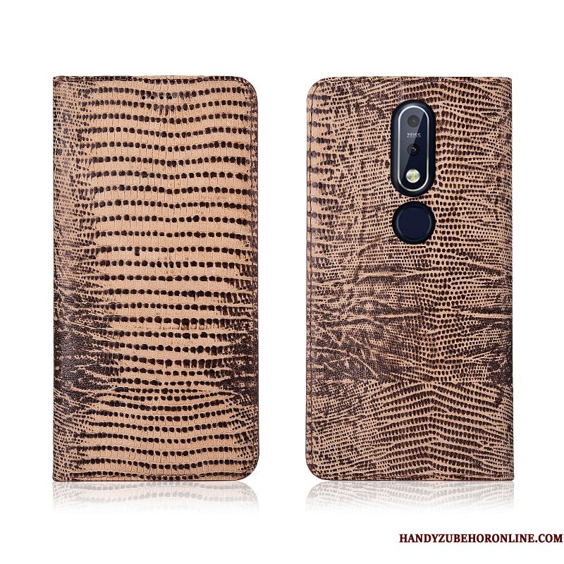 Hoesje Nokia 7.1 Zacht Nieuw Anti-fall, Hoes Nokia 7.1 Siliconen Telefoon Blauw