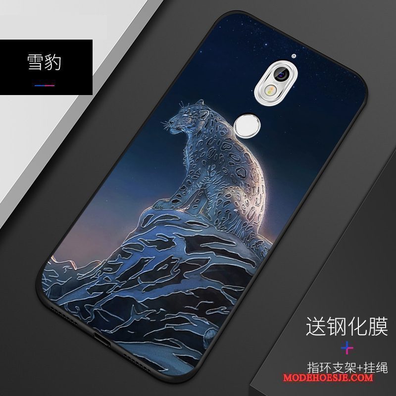 Hoesje Nokia 7 Bescherming Wit Patroon, Hoes Nokia 7 Siliconen Pas Persoonlijk