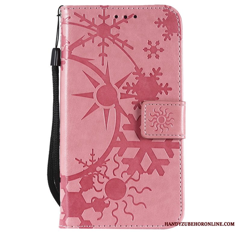 Hoesje Nokia 7 Plus Folio Rose Goudtelefoon, Hoes Nokia 7 Plus Portemonnee