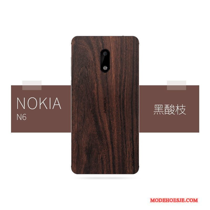 Hoesje Nokia 7 Trend Skärmskydd, Hoes Nokia 7 Voelen Massief Hout