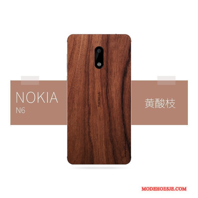 Hoesje Nokia 7 Trend Skärmskydd, Hoes Nokia 7 Voelen Massief Hout