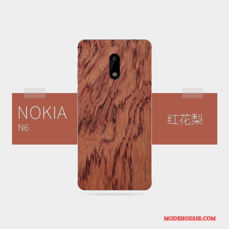 Hoesje Nokia 7 Trend Skärmskydd, Hoes Nokia 7 Voelen Massief Hout