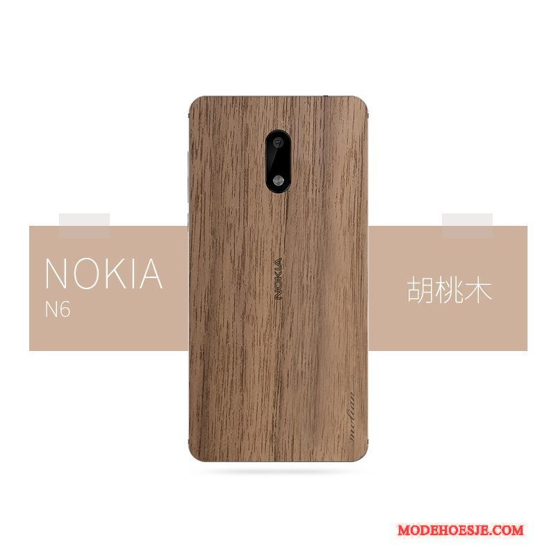 Hoesje Nokia 7 Trend Skärmskydd, Hoes Nokia 7 Voelen Massief Hout