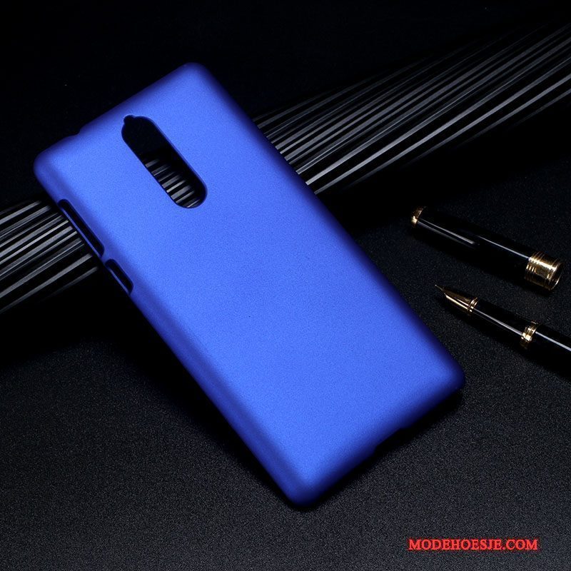 Hoesje Nokia 8 Bescherming Blauw Hard, Hoes Nokia 8 Telefoon