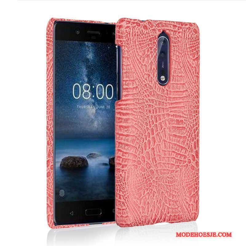 Hoesje Nokia 8 Bescherming Nieuwtelefoon, Hoes Nokia 8 Portemonnee Wit Anti-fall