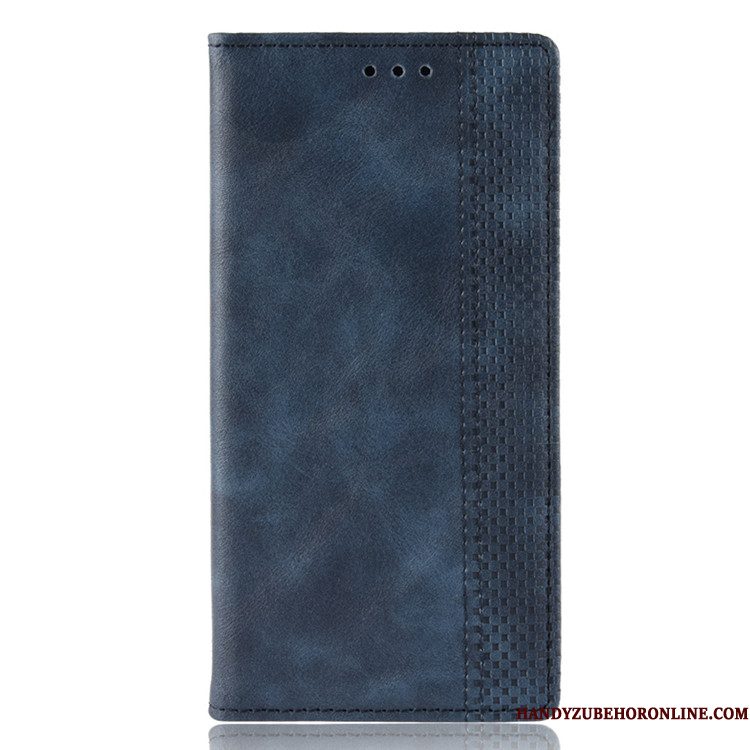 Hoesje Nokia 9 Pureview Bescherming Blauw Magneet Sluit, Hoes Nokia 9 Pureview Portemonnee