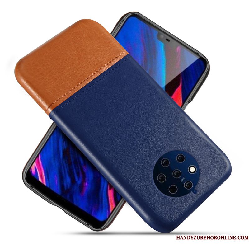 Hoesje Nokia 9 Pureview Leer Nieuw Pu, Hoes Nokia 9 Pureview Bescherming Kwaliteit Anti-fall