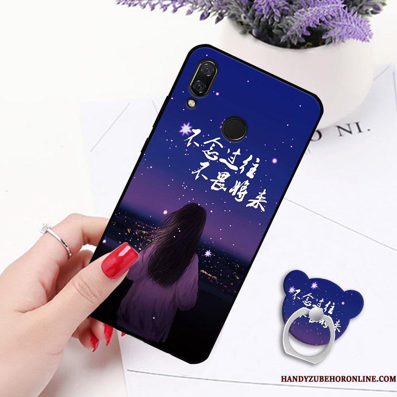 Hoesje Redmi 7 Zacht Mini Schrobben, Hoes Redmi 7 Siliconen Telefoon Rood