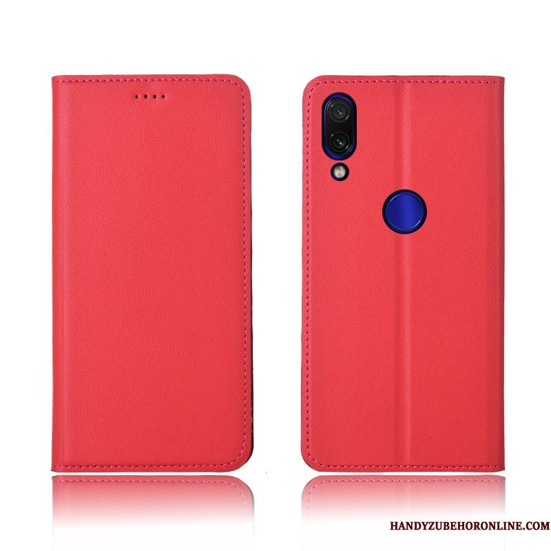 Hoesje Redmi 7 Zacht Rood Anti-fall, Hoes Redmi 7 Siliconen Mini Nieuw