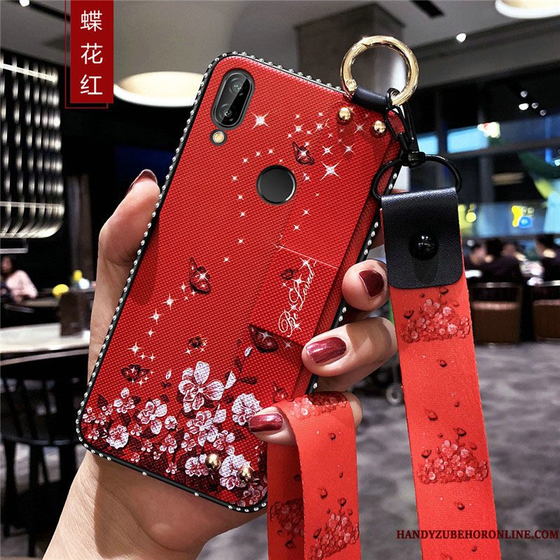 Hoesje Redmi 7 Zakken Trendtelefoon, Hoes Redmi 7 Siliconen Rood Anti-fall