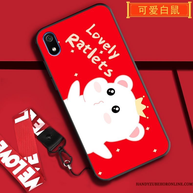 Hoesje Redmi 7a Bescherming Hanger Anti-fall, Hoes Redmi 7a Spotprent Telefoon Vreugdevol