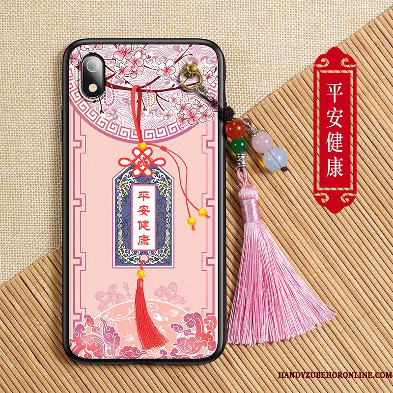 Hoesje Redmi 7a Geschilderd Blauw Persoonlijk, Hoes Redmi 7a Zakken Anti-fall Trendy Merk
