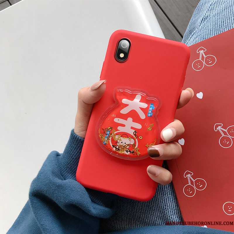 Hoesje Redmi 7a Siliconen Persoonlijk Drijfzand, Hoes Redmi 7a Zacht Trendy Merk Lovers