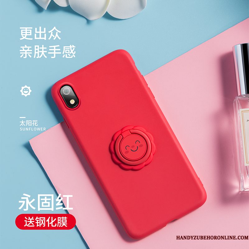 Hoesje Redmi 7a Siliconen Telefoon Mini, Hoes Redmi 7a Zacht Anti-fall Roze