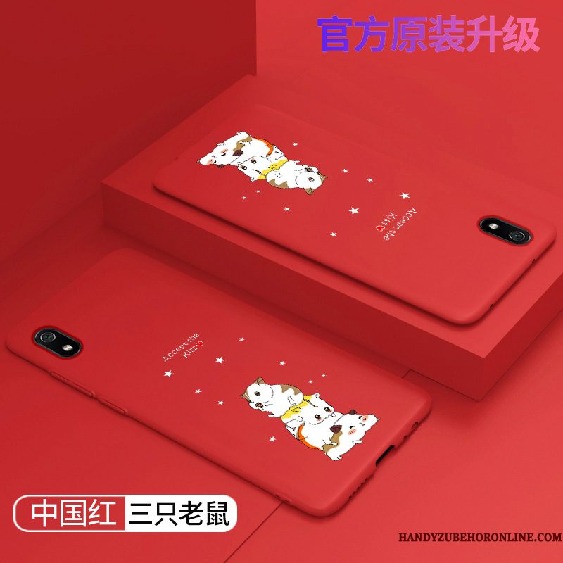 Hoesje Redmi 7a Spotprent Net Red Mooie, Hoes Redmi 7a Siliconen Lichte En Duntelefoon