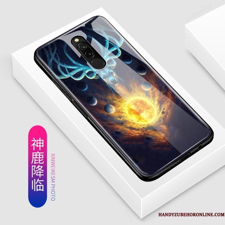 Hoesje Redmi 8 Siliconen Anti-falltelefoon, Hoes Redmi 8 Zakken Mooie Mini