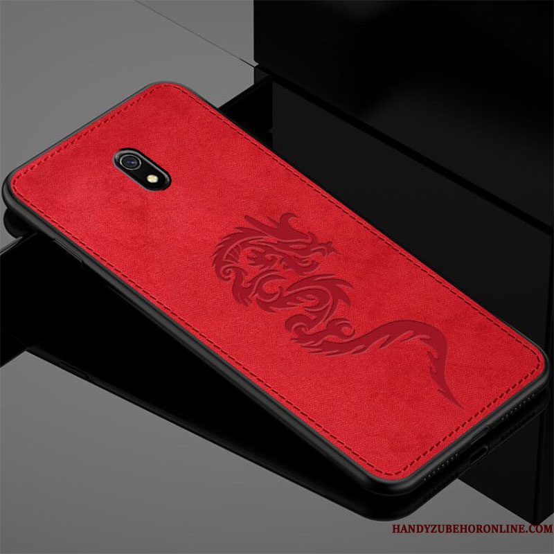 Hoesje Redmi 8a Scheppend Persoonlijk Dun, Hoes Redmi 8a Mode Lichte En Dun Rood