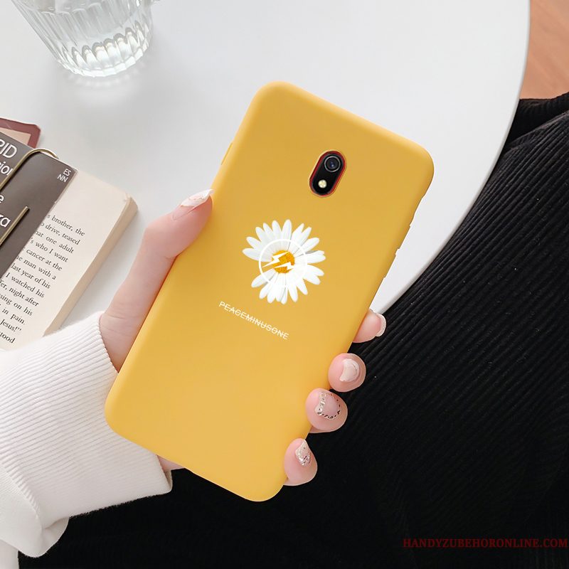 Hoesje Redmi 8a Zacht Dragon Patroon Anti-fall, Hoes Redmi 8a Bescherming Net Red Schrobben