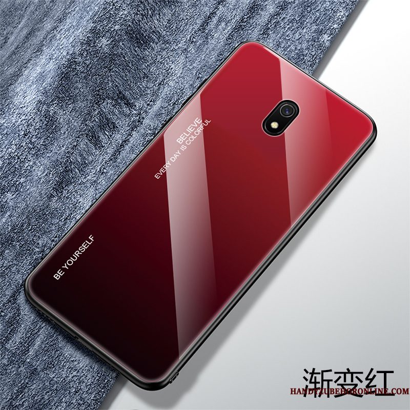 Hoesje Redmi 8a Zacht Net Red Blauw, Hoes Redmi 8a Zakken Persoonlijk Lovers