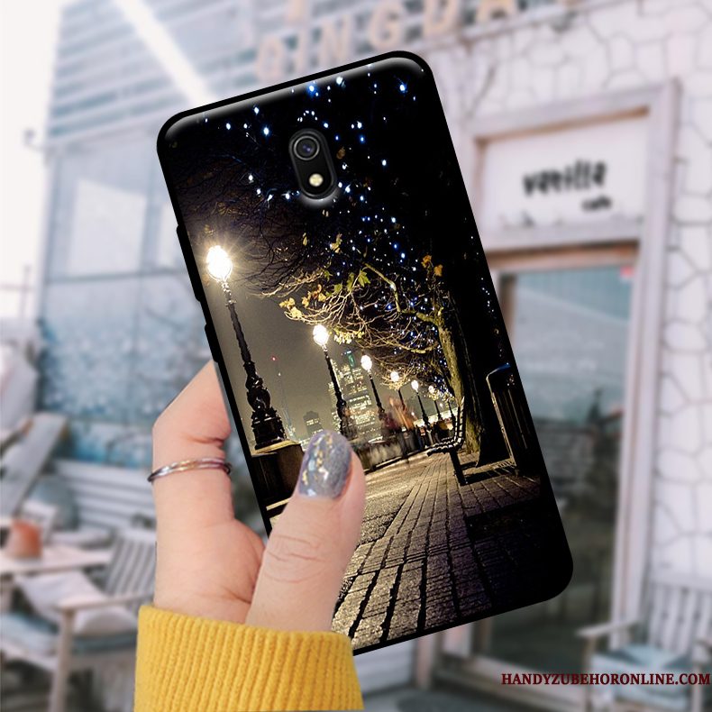Hoesje Redmi 8a Zacht Telefoon Student, Hoes Redmi 8a Bescherming Mini Skärmskydd