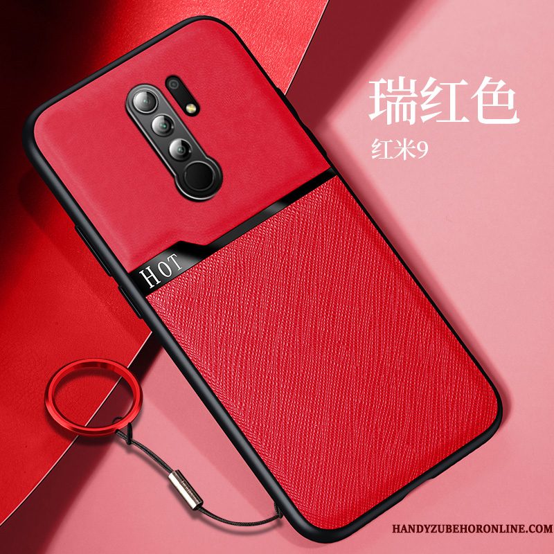 Hoesje Redmi 9 Bescherming Trend Dun, Hoes Redmi 9 Zacht Telefoon Ring