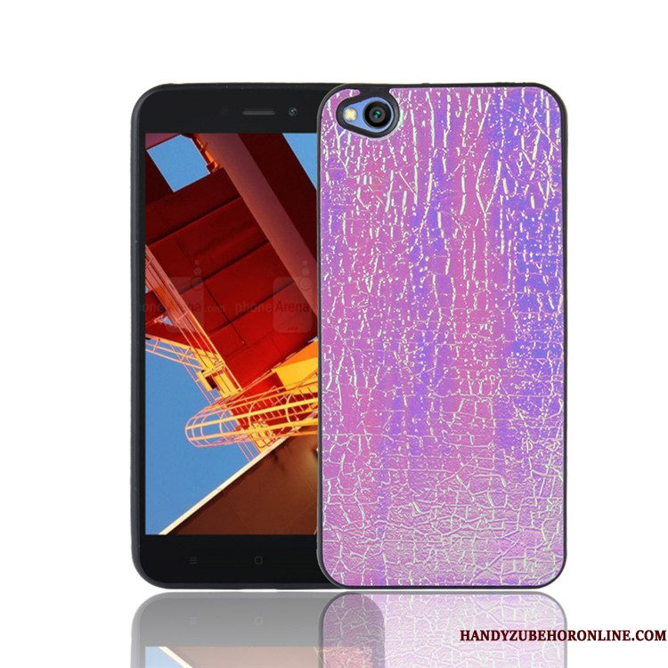 Hoesje Redmi Go Bescherming Telefoon Kleur, Hoes Redmi Go Zacht Purper Trend